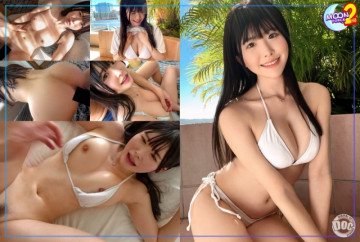 MFCS-123 - [A super AI-class beautiful girl with an 8-head doll face appears in a solo AV for money and gets creampied and cums twice on her face!  - 